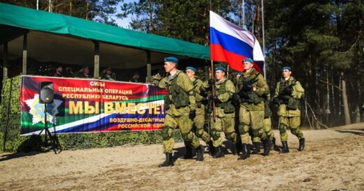 У Беларусь зноў прыбылі пскоўскія дэсантнікі. Яны бралі ўдзел у анексіі Крыму