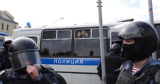 У Маскве трывае буйная акцыя пратэсту. Сотні затрыманых