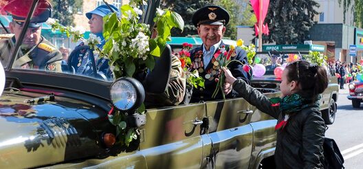 Дзень Перамогі 9 траўня ў Баранавічах у 2019 годзе. Фота: Аляксандр Чорны Дзень Перамогі 9 траўня ў Баранавічах у 2019 годзе. Фота: Аляксандр Чорны