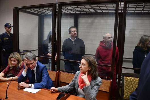 Падчас суда над журналістамі. Фота: Sputnik Падчас суда над журналістамі. Фота: Sputnik