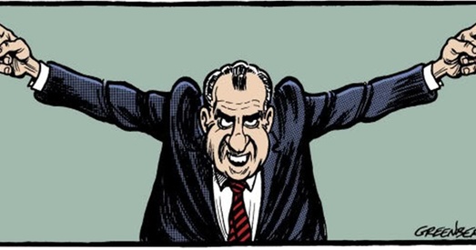 50 гадоў Уотэргейцкаму скандалу. Дасье ў карыкатурах