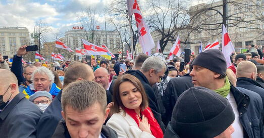 Ціханоўская і Дзень Волі ў Варшаве