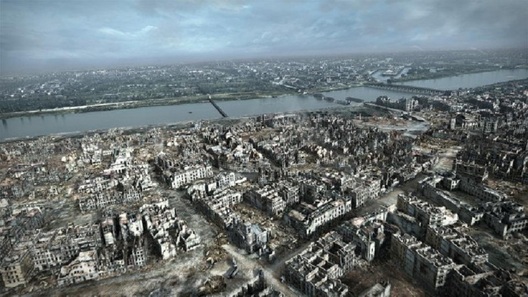 Зруйнаваная Варшава ў 1944 годзе. Фота са старонкі ў сацсетках Андрэя Пачобута Зруйнаваная Варшава ў 1944 годзе. Фота са старонкі ў сацсетках Андрэя Пачобута