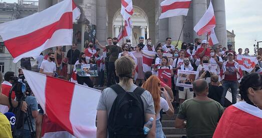 Акцыі салідарнасці з Беларуссю адбываюцца 13 верасня ў іншых краінах