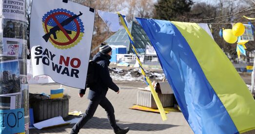 Выбаршчыкі Заслаўя напісалі антываенны зварот.