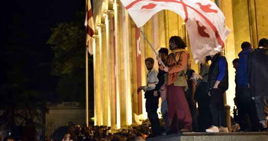 У Тбілісі пратэстоўцы патрабуюць тлумачэнняў ад уладаў