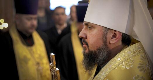 У Кіеве адбылася інтранізацыя кіраўніка ПЦУ