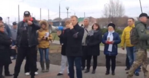 Сотні людзей прыйшлі на мітынг у Гомлі. Улады адключылі ім святло