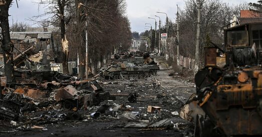 CNN паведаміў аб атрыманні відэа з расійскімі вайскоўцамі на фоне трупаў у Бучы