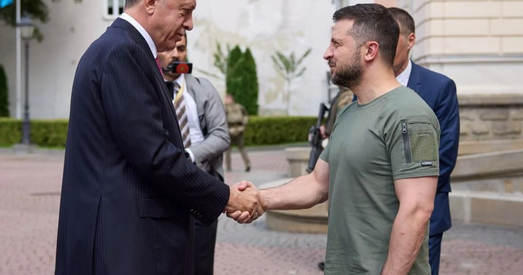 Зяленскі сустрэўся з Эрдаганам