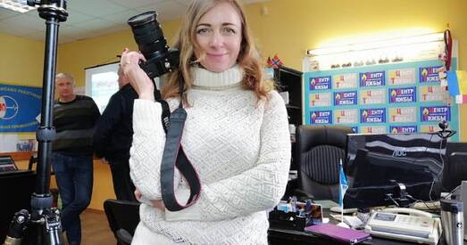 Журналістка Ларыса Шчыракова на волі