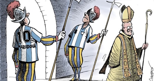 Як графікі свету выяўлялі папу Францішка