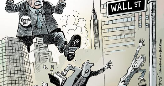 Дасье ў карыкатурах: Берні Сандэрс — наступны прэзідэнт ЗША?