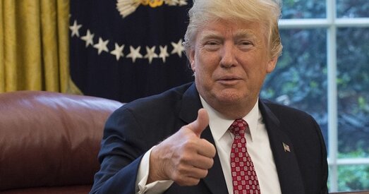 Дональд Трамп назваў паспяховымі першыя 100 дзён свайго прэзідэнцтва