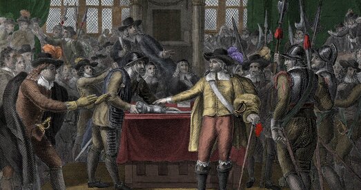 Як Кромвель распусціў парламент дзякуючы сваім жаўнерам