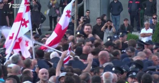 У Грузіі апазіцыя пратэстуе супраць вынікаў выбараў