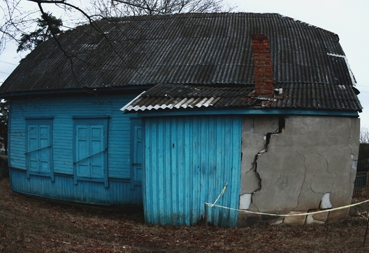 Спецыялісты мяркуюць,што будынак мае 100% знос Спецыялісты мяркуюць,што будынак мае 100% знос