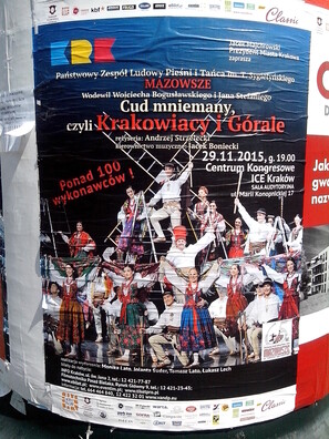 Афіша польскага фальклорнага гурта Афіша польскага фальклорнага гурта