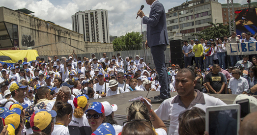 У Венесуэле пачаўся путч