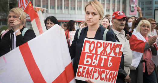 Прыгожыя твары жаночага маршу (фота)