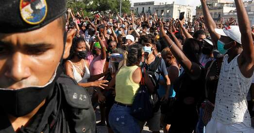 Вашынгтон увёў санкцыі супраць паліцыі Кубы і яе кіраўнікоў