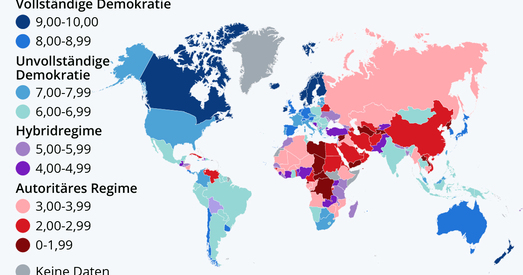 Паміж Гвінеяй-Бісаў і Суданам. Беларусь у Індэксе дэмакратыі апынулася на 148 месцы