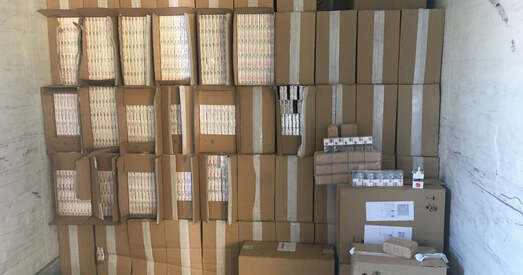 3,6 млн. еўра за два дні. У Літве зноў затрымалі беларускія цыгарэты