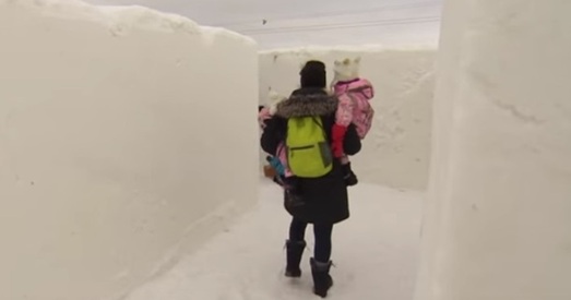 У Канадзе створаны найбуйнейшы ў свеце снежны лабірынт