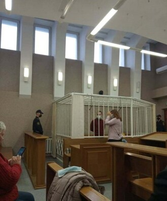 Мікалай Дзядок перад прысудам Мікалай Дзядок перад прысудам