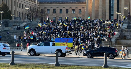 Малітва за Украіну адбылася ў Філадэльфіі