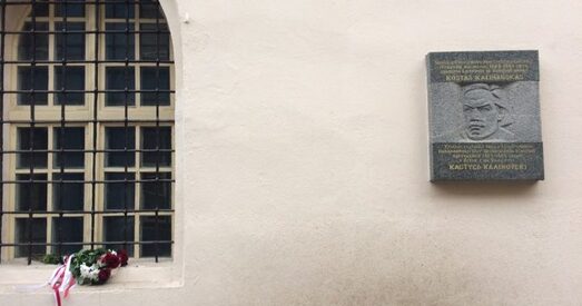 Кранальнае фота: Кветкі для Каліноўскага ў Вільні