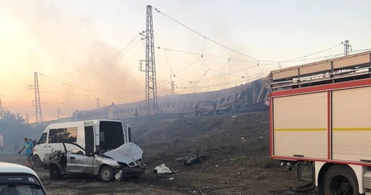 Абстрэл цягніка на станцыі Чапліна: 25 загінулых, сярод іх двое дзяцей