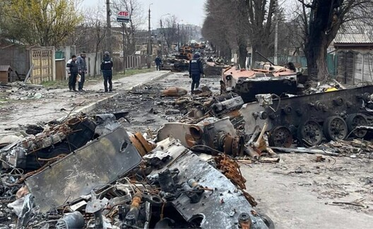 Буча. Фота: Facebook/Людміла Дзянісава Буча. Фота: Facebook/Людміла Дзянісава