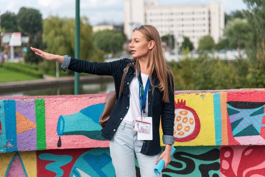 Затрыманая экскурсаводка Аксана Манкевіч. Фота з сацсетак Затрыманая экскурсаводка Аксана Манкевіч. Фота з сацсетак
