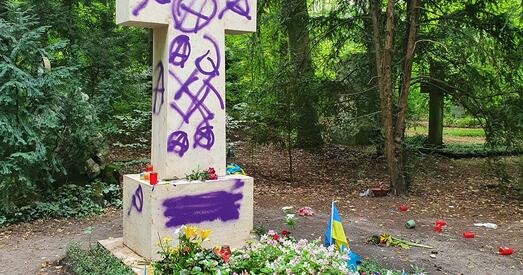 У Мюнхене апаганілі магілу Сцяпана Бандэры