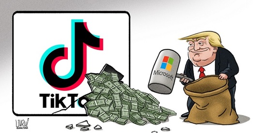 TikTok хочуць забараніць, але чаму: дасье ў карыкатурах