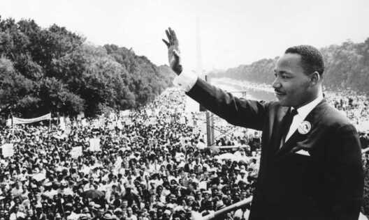 Марцін Лютэр Кінг падчас сваёй прамовы ў 1963 годзе Марцін Лютэр Кінг падчас сваёй прамовы ў 1963 годзе