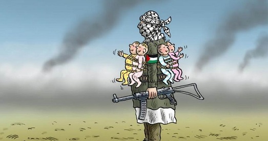 Вайна ў Ізраілі ў карыкатурах: хто пераможа