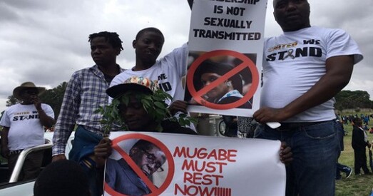 «Мугабэ павінен сыйсці!» (фота)