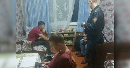 Аблава ў інтэрнаце каледжа ў Кобрыне