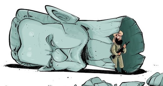 Падзеі ў Сірыі ў працах карыкатурыстаў