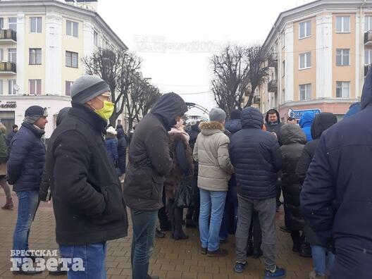 Мітынг у Брэсце Мітынг у Брэсце