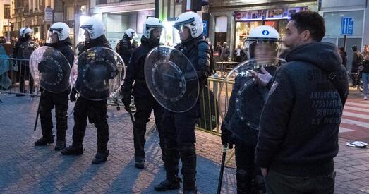 У Брусэлі пасля акцыі супраць рабства затрыманыя больш за 100 чалавек