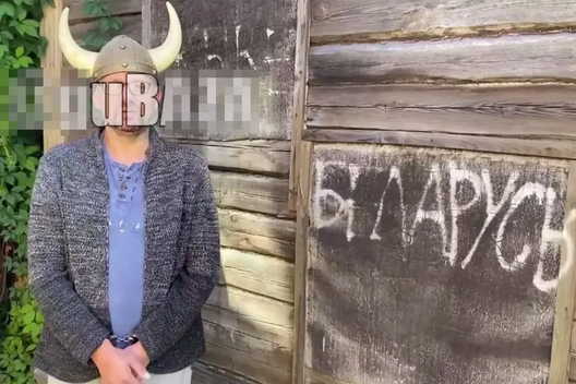 Фото: кадр з відэа сілавікоў Фото: кадр з відэа сілавікоў