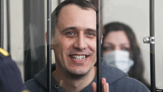 Павел Севярынец у магілёўскім судзе. 25 траўня 2021 Павел Севярынец у магілёўскім судзе. 25 траўня 2021