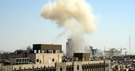 Выбух у Дамаску каля міжнароднай выставы, дзе ўдзельнічаюць і беларусы