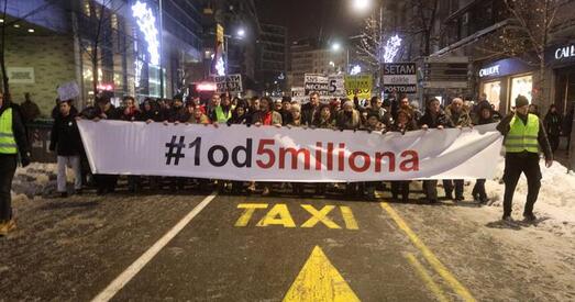 У Сербіі пашыраецца геаграфія пратэстаў