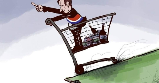 Марын ці Эмануэль? Прэзідэнцкія выбары ў Францыі ў карыкатурах