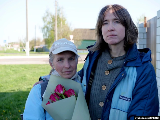 Анастасія Перавошчыкава з маці Анастасія Перавошчыкава з маці