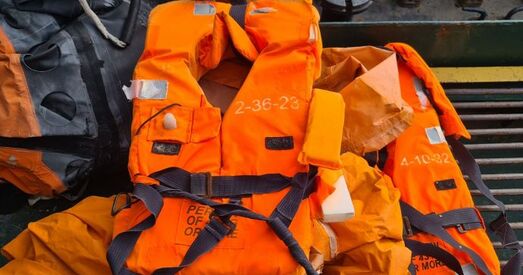 У моры знайшлі дзіравы плыт з рэчамі маракоў з крэйсера «Масква»